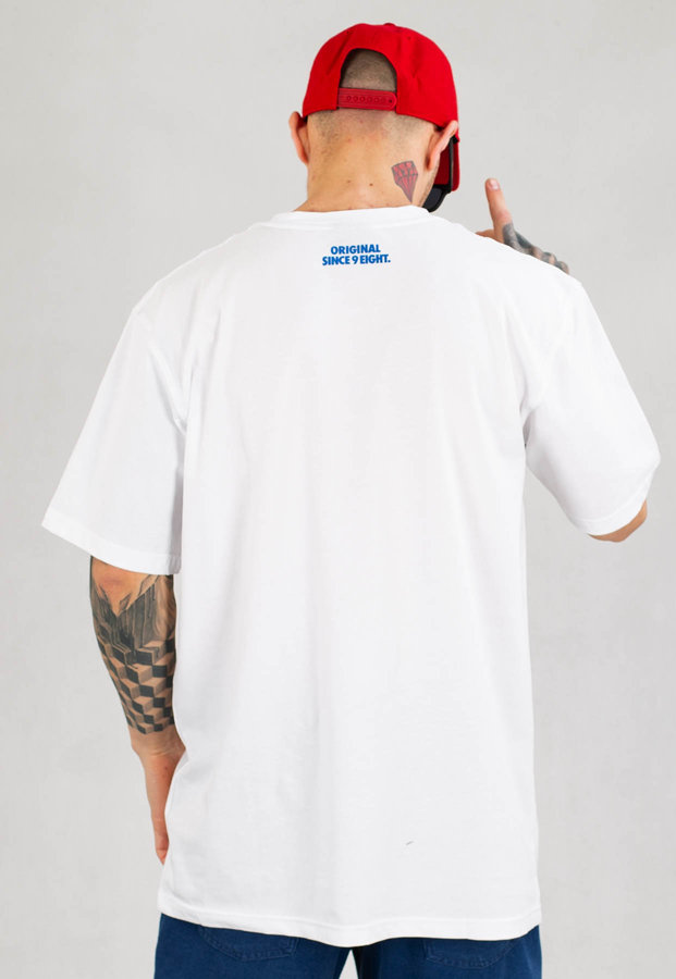 T-shirt Mass Base Medium Logo biały 
