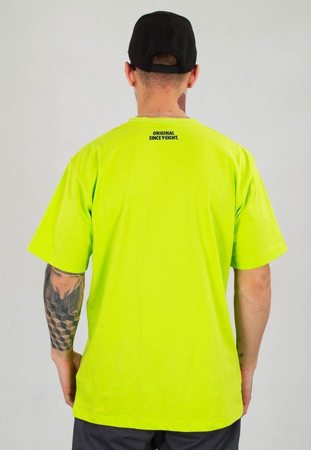 T-shirt Mass Base limonkowy