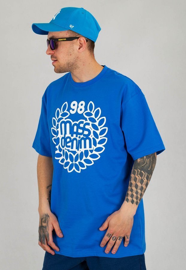T-shirt Mass Base niebieski