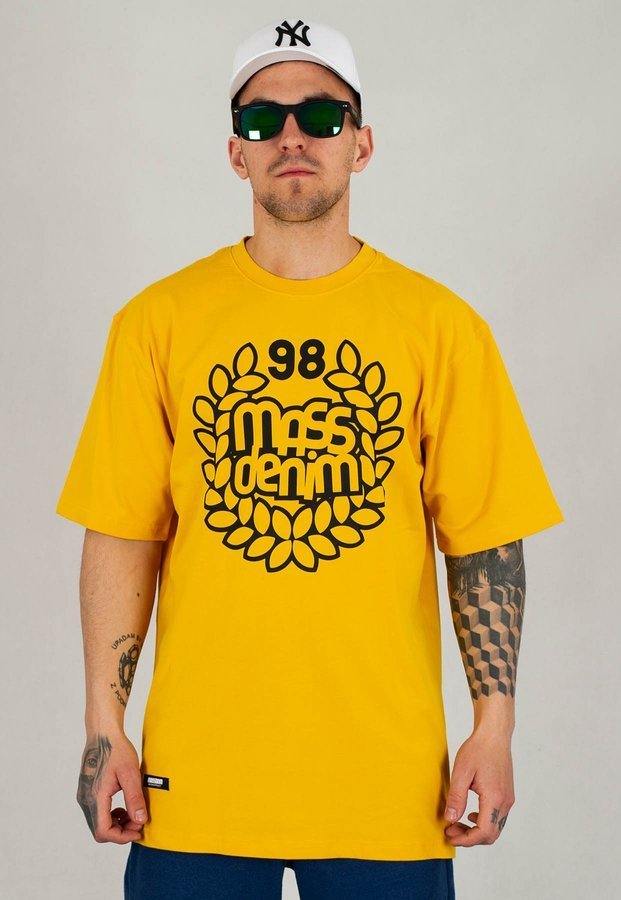T-shirt Mass Base złoty