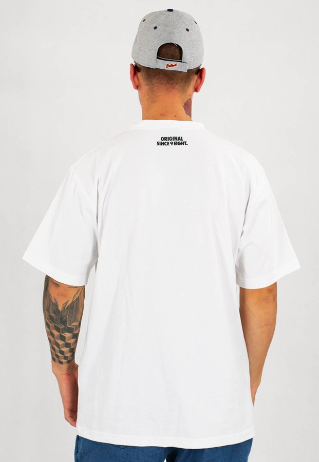 T-shirt Mass Big Box Medium Logo biały