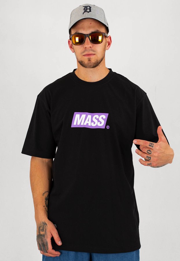 T-shirt Mass Big Box Medium Logo czarny