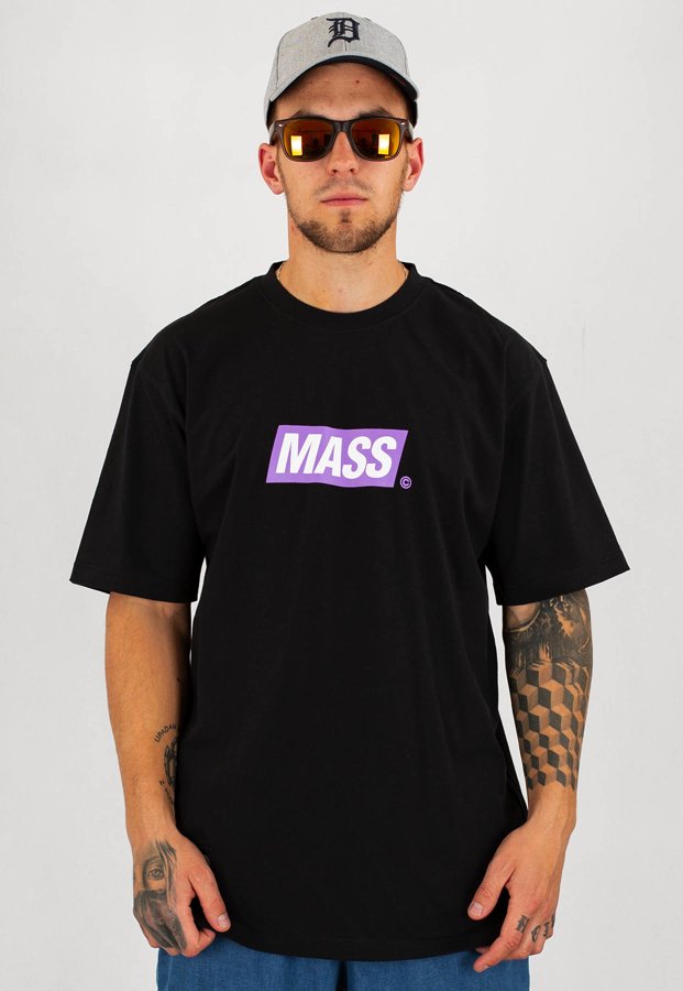 T-shirt Mass Big Box Medium Logo czarny