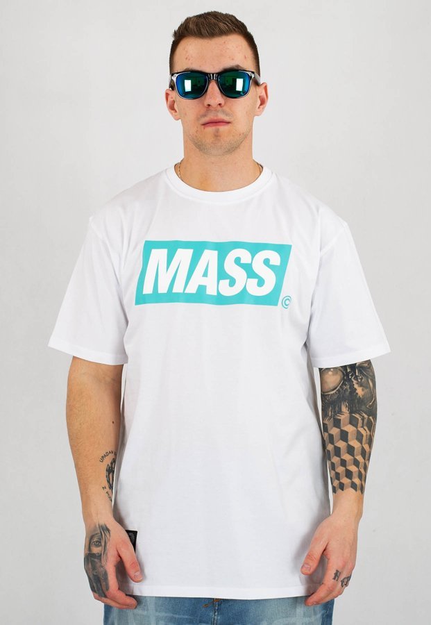 T-shirt Mass Big Box biała
