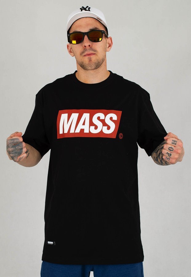 T-shirt Mass Box czarny