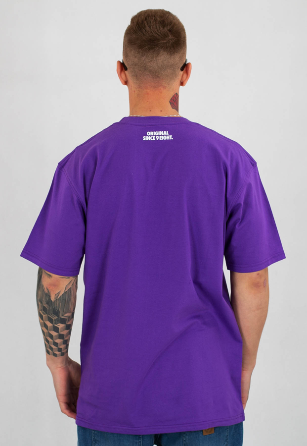 T-shirt Mass Camo Stripe fioletowy