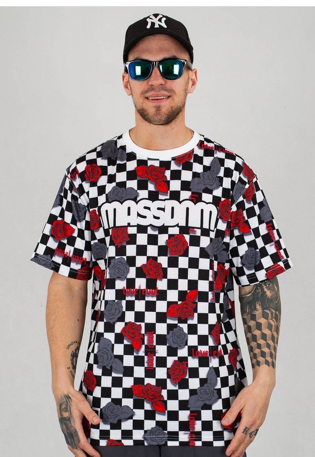 T-shirt Mass Checkmate kolorowy