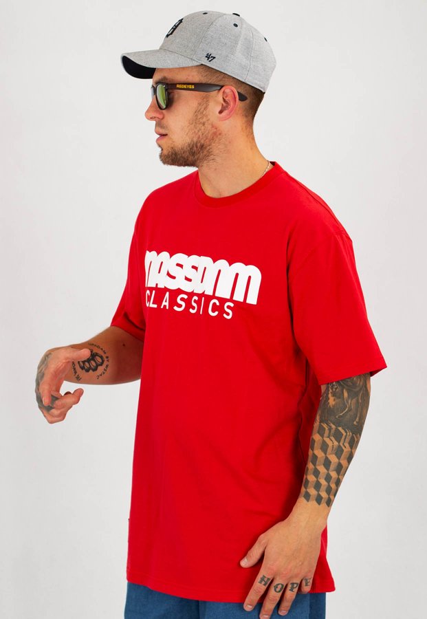 T-shirt Mass Classics czerwony