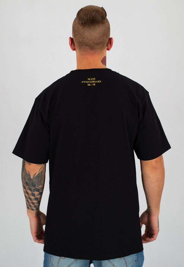 T-shirt Mass Golden Mic czarny