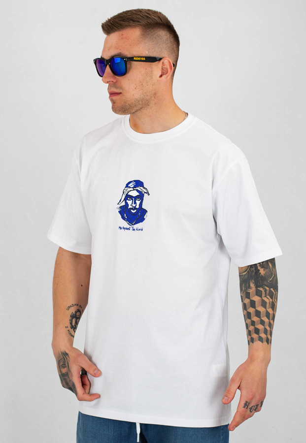 T-shirt Mass Icon MC 2 Pac biały