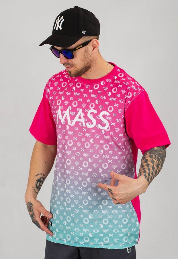 T-shirt Mass LV różowy