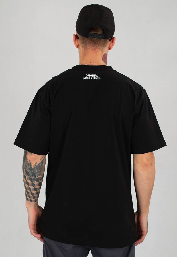T-shirt Mass Label czarny