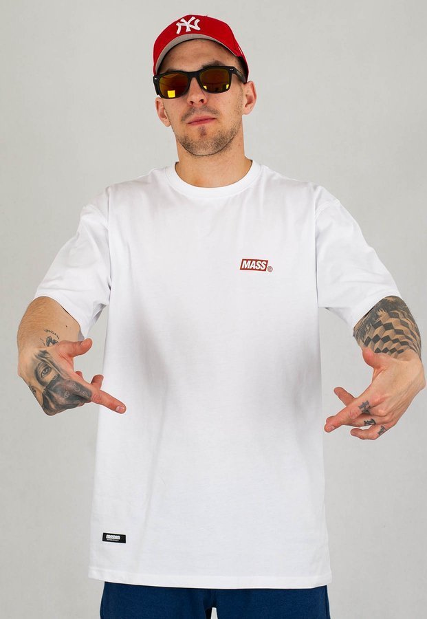 T-shirt Mass Mini Box biały