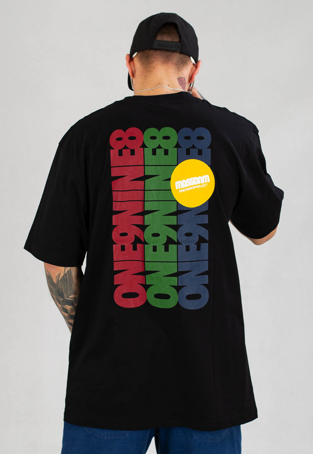 T-shirt Mass Nine czarny