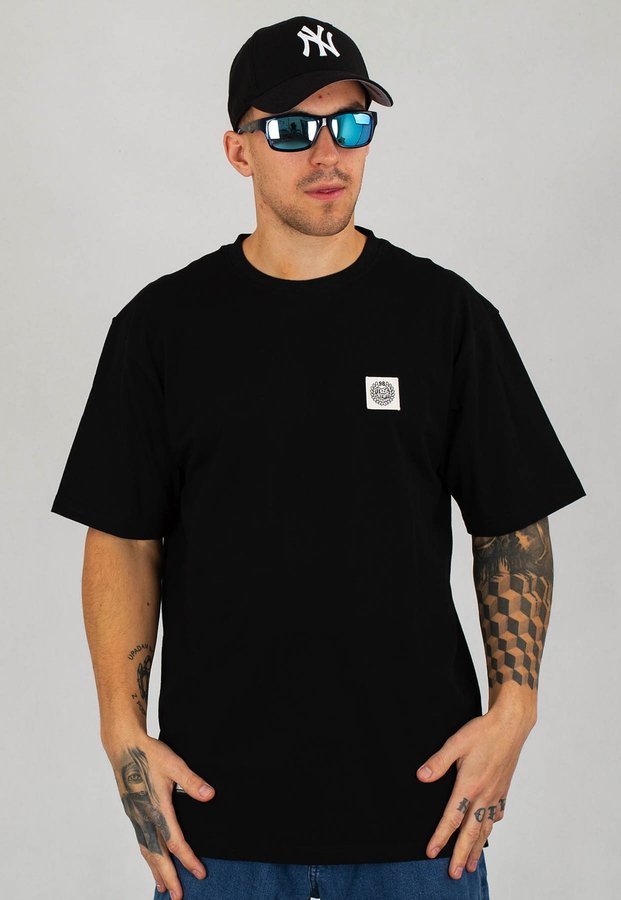 T-shirt Mass Patch czarny