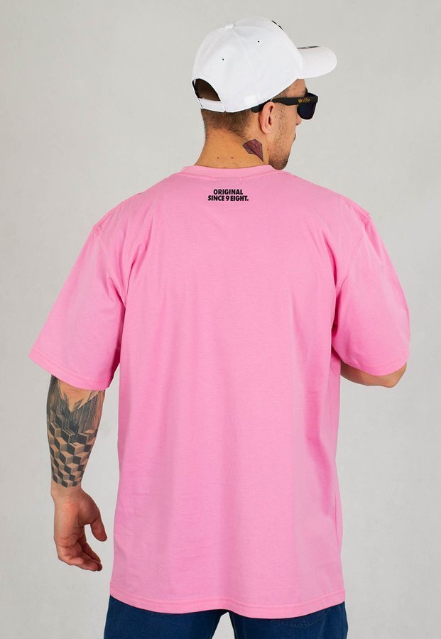 T-shirt Mass Patch różowy