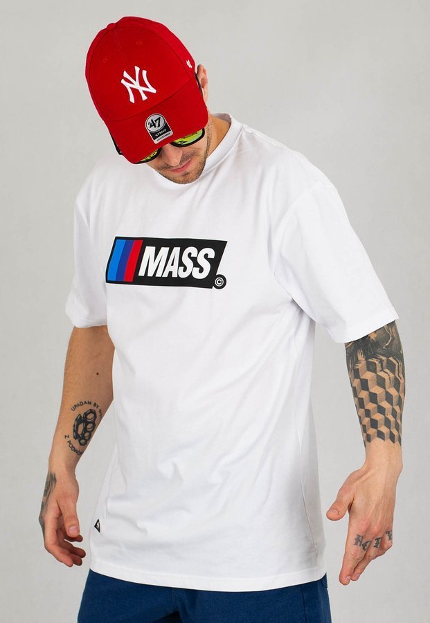 T-shirt Mass Pitstop biały
