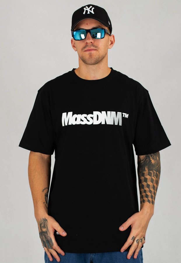 T-shirt Mass Shock czarny