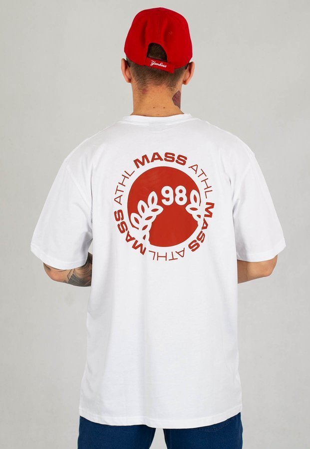 T-shirt Mass Worldwide biały