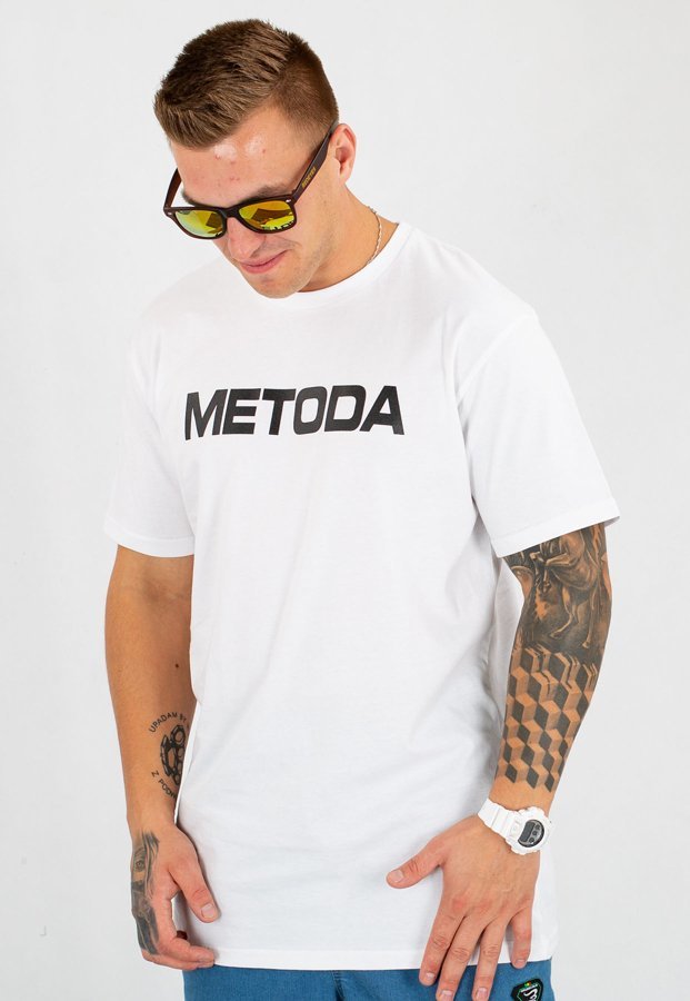 T-shirt Metoda Name biały