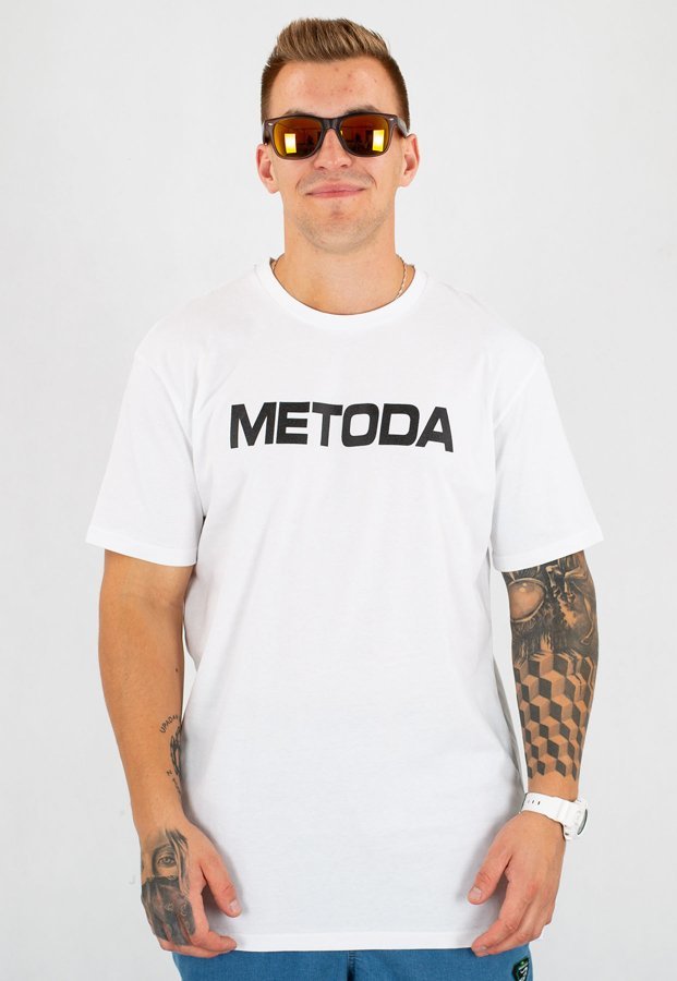 T-shirt Metoda Name biały
