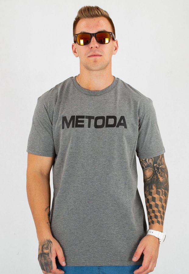 T-shirt Metoda Name szary
