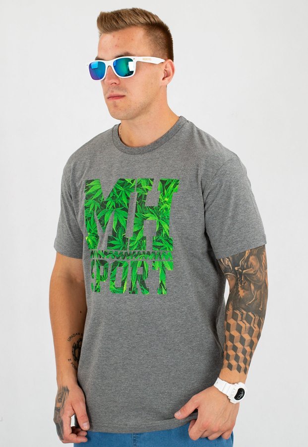 T-shirt Metoda Sport Weed szary