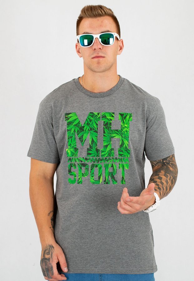 T-shirt Metoda Sport Weed szary