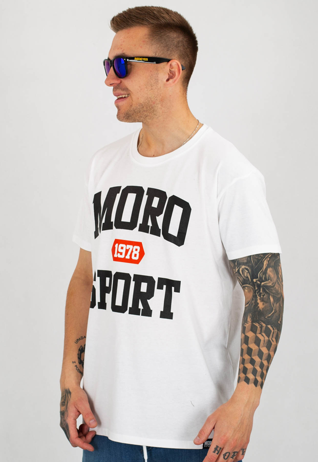 T-shirt Moro Sport 1978 biały