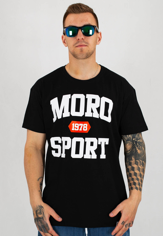 T-shirt Moro Sport 1978 czarny