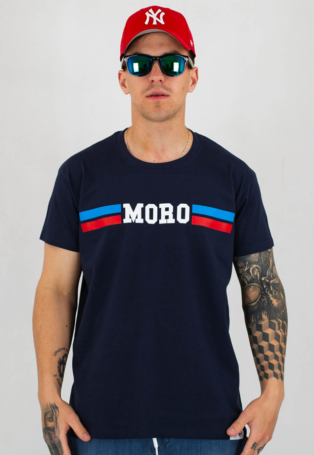 T-shirt Moro Sport Blue Red Moro granatowy