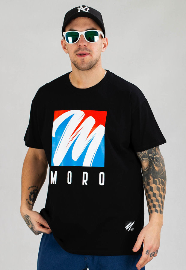 T-shirt Moro Sport Brush czarny