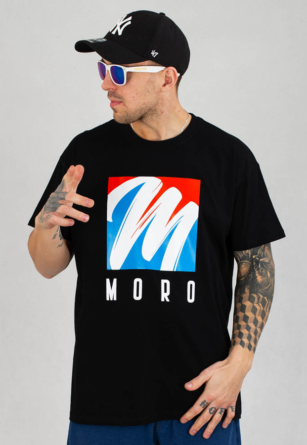 T-shirt Moro Sport Brush czarny