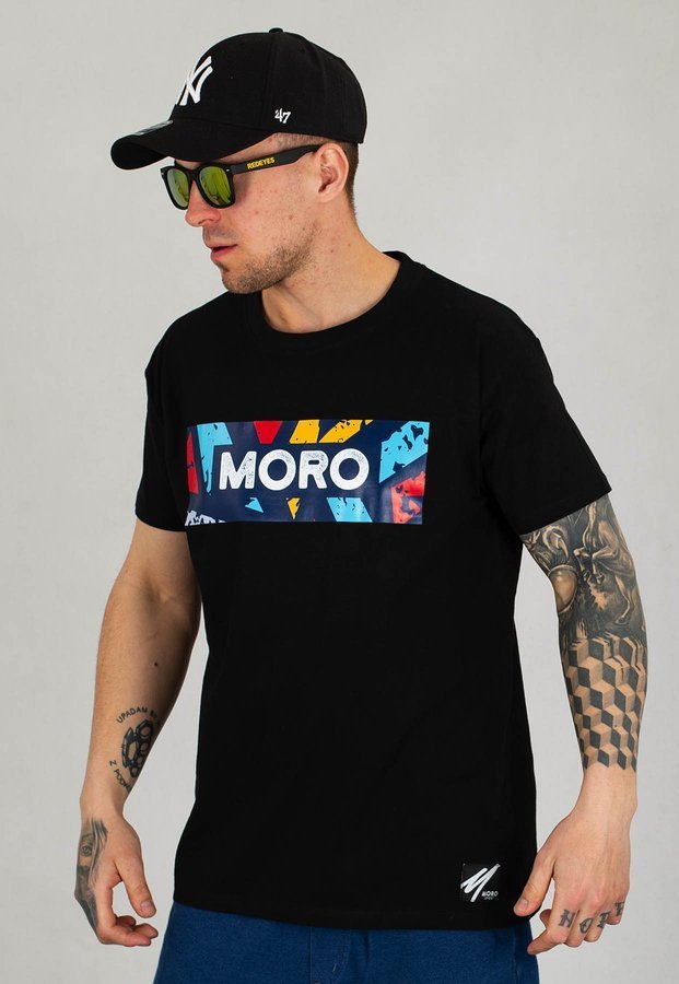 T-shirt Moro Sport Color Set czarny