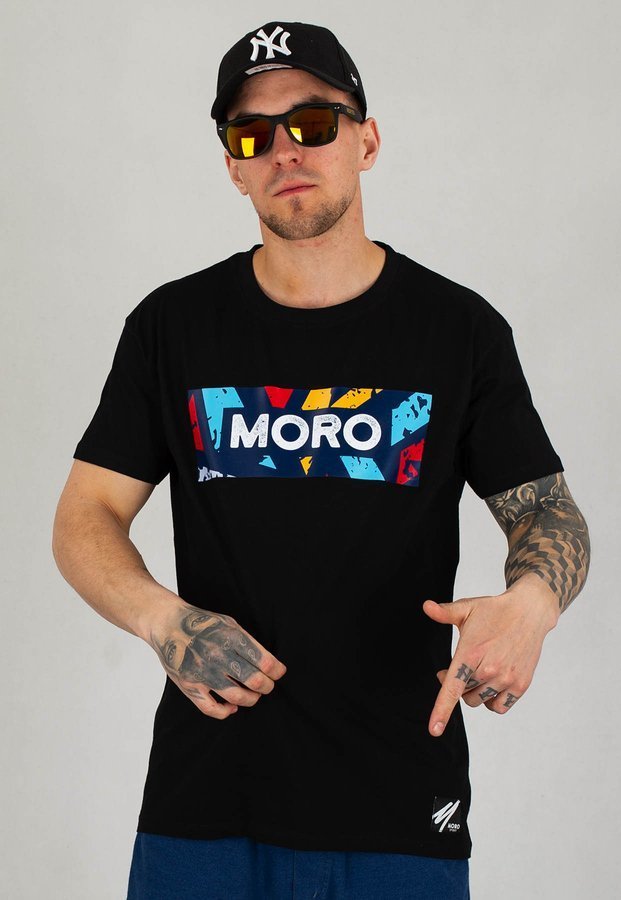 T-shirt Moro Sport Color Set czarny