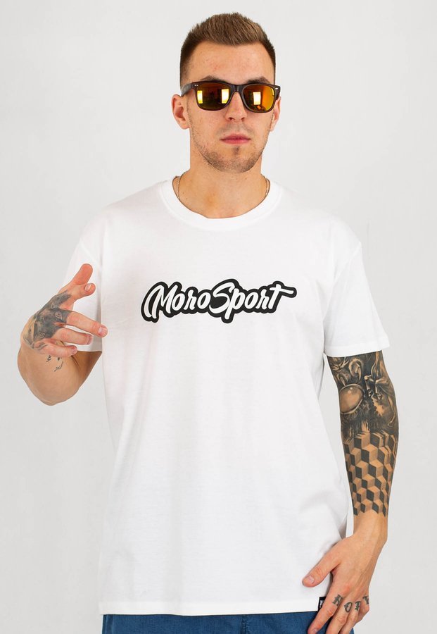 T-shirt Moro Sport Glow Moro biały