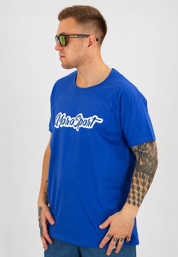 T-shirt Moro Sport Glow Moro niebieski