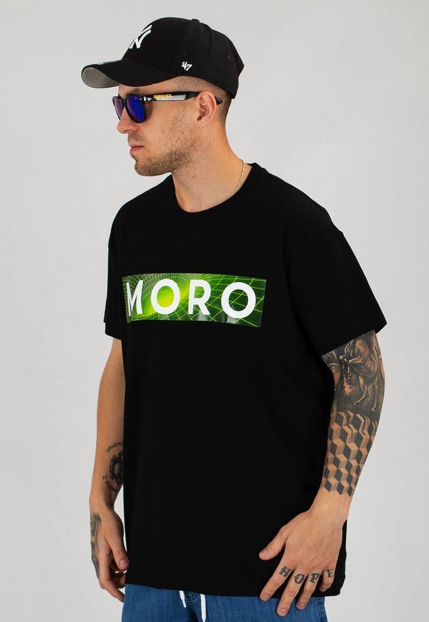 T-shirt Moro Sport Izo czarny