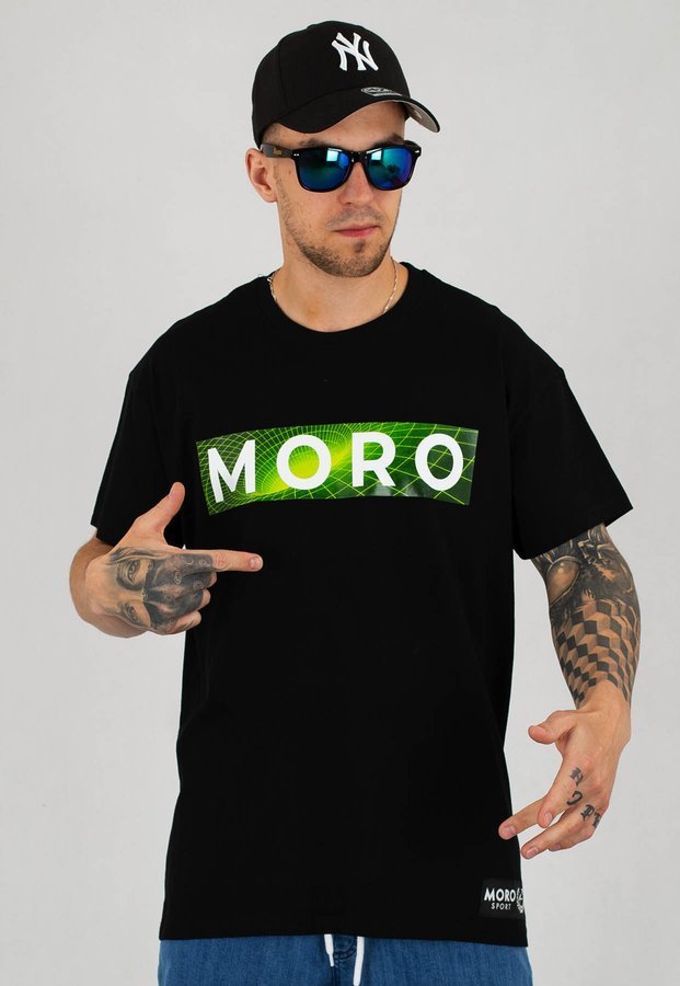 T-shirt Moro Sport Izo czarny