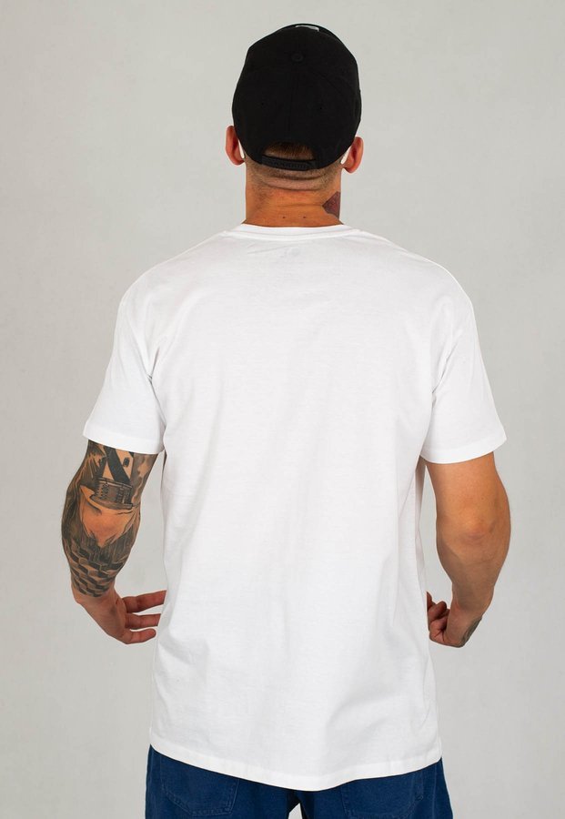 T-shirt Moro Sport Mini Napis biały
