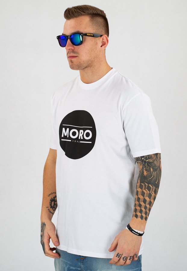 T-shirt Moro Sport Moro Circle Moro biały