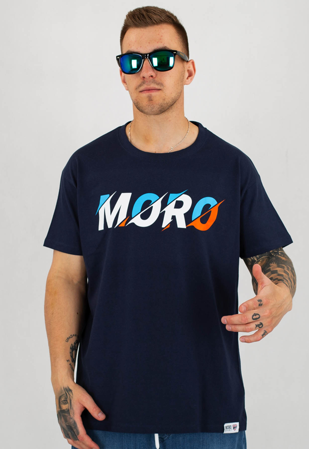 T-shirt Moro Sport Moro Cutting granatowy