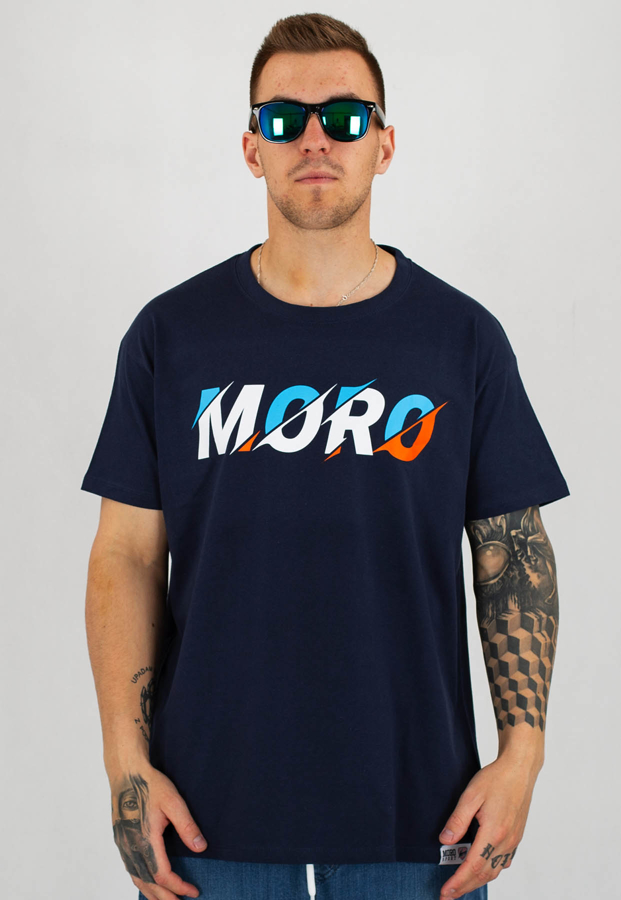 T-shirt Moro Sport Moro Cutting granatowy