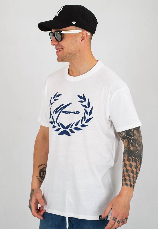 T-shirt Moro Sport Moro Laur biały