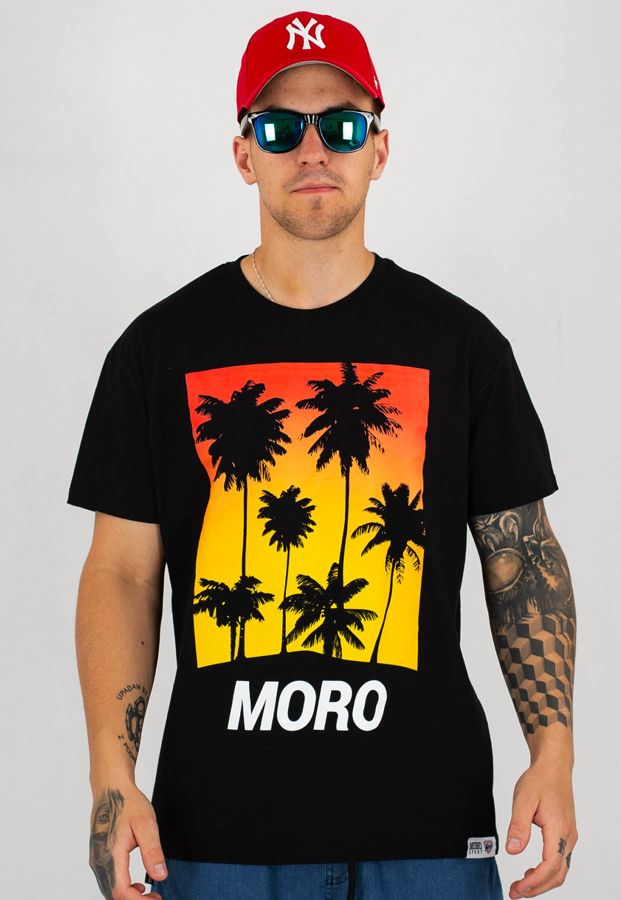 T-shirt Moro Sport Moro Palm czarny