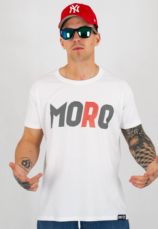 T-shirt Moro Sport Moro Snip biały