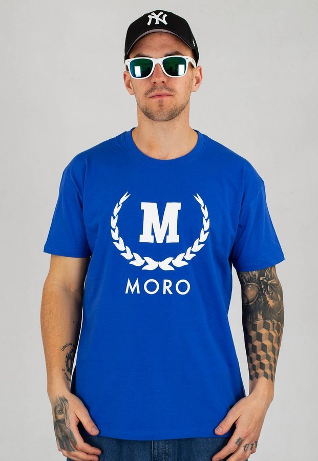 T-shirt Moro Sport New Laur niebieski