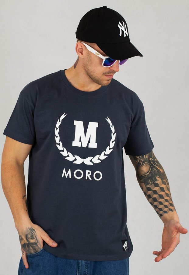 T-shirt Moro Sport New Laur stalowy