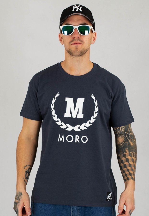 T-shirt Moro Sport New Laur stalowy
