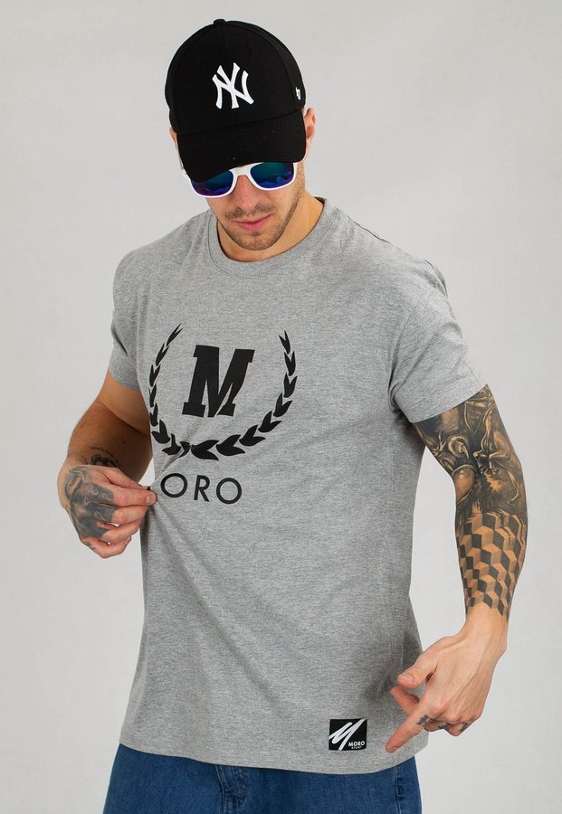 T-shirt Moro Sport New Laur szary